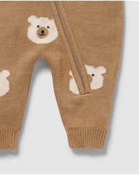 Wilson & Frenchy - Organic Knitted Jacquard Growsuit - Babies