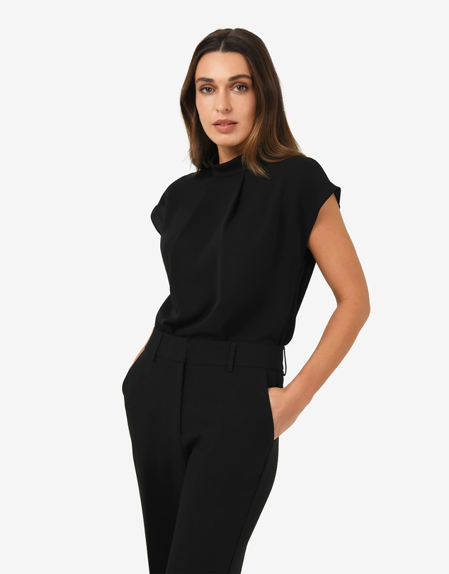 Forcast - Tiara High Neck Shell Top