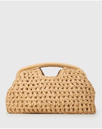 Betts - Spainard Raffia Clutch Bag