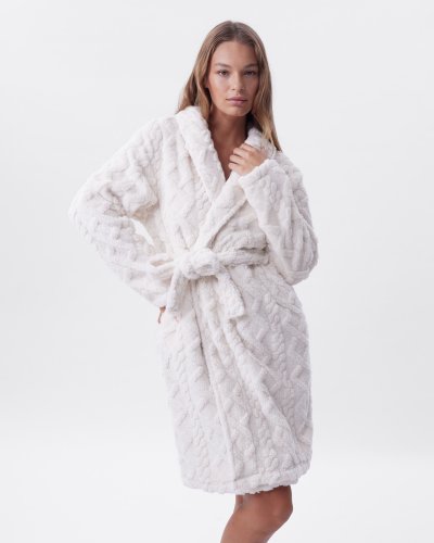 Kaia Short Gown - Ivory