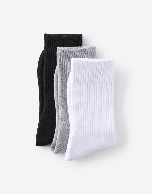 Cotton On - 3 Pack Essential Crew Socks