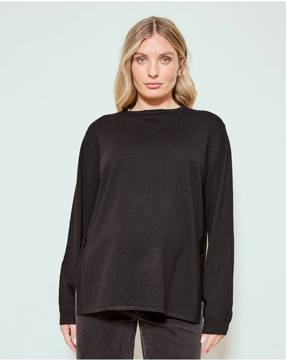 Soon Maternity - Soft Knit Feeding Top
