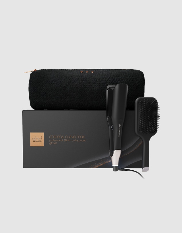 ghd - chronos max™ Wide Plate Hair Straightener Gift Set in Black