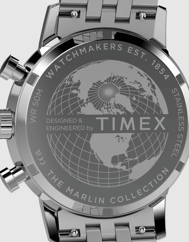 TIMEX - Marlin® Chronograph Tachymeter 40mm Stainless Steel Bracelet Watch