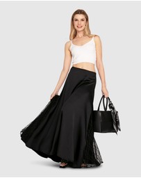 Belle & Bloom - California Dreamin' Maxi Skirt - Black