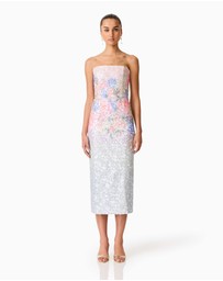 Elliatt - Lurea Strapless Midi Dress