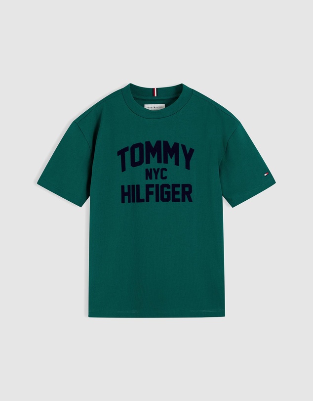 Tommy Hilfiger - Logo Jersey Crew Neck T-Shirt - Kids