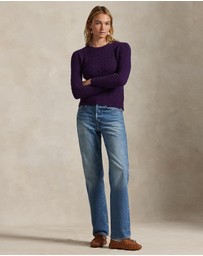 Polo Ralph Lauren - Cable Wool-Cashmere Crewneck Sweater - ICONIC EXCLUSIVE