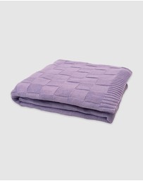 Bambury - Solomon Throw Lilac