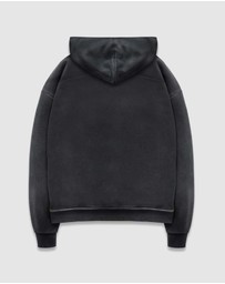 Duke + Dexter - Plus Washed Grey Hoodie