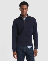 Gant - Sacker Rib Half-Zip Sweatshirt