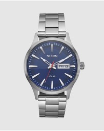Nixon - Sentry Solar Stainless Steel