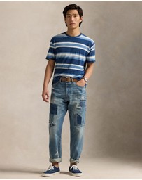 Polo Ralph Lauren - Classic Fit Striped Cotton-Linen T-Shirt