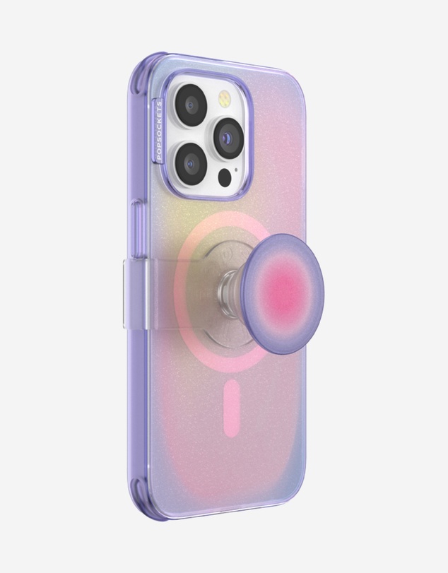 PopSockets - POPCASE MagSafe iPhone 14 Plus Protective Phone Case & Phone Grip Holder