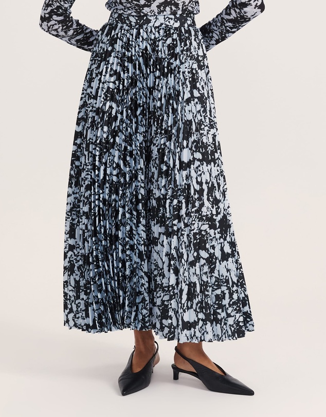SABA - Truffle Pleated Midi Skirt