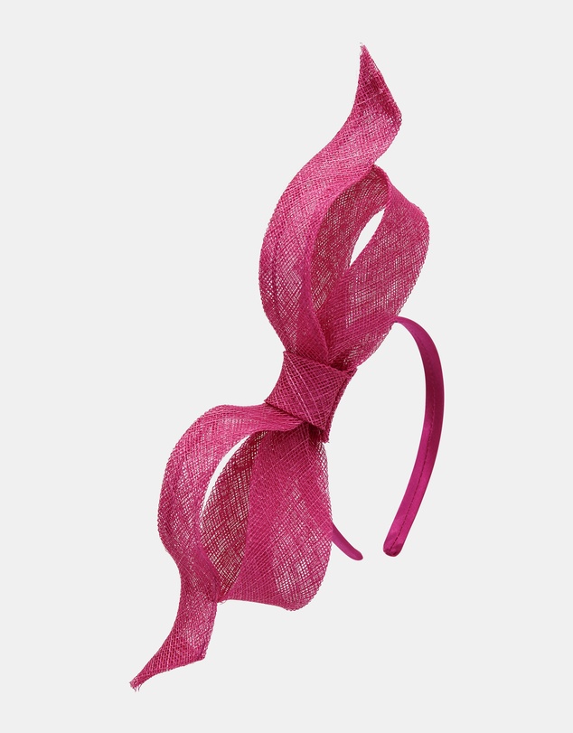 Morgan & Taylor - Sutton Fascinator in Hot pink