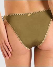 Banana Moon - Nazca Blika Tie Side High Cut Bikini Bottom with Jewellery