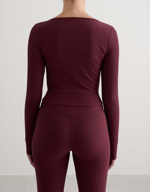 Aim'n - Ribbed Performance Zip Cardigan