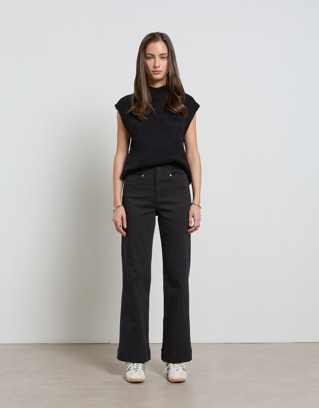 DRICOPER DENIM - Maarte Black Wide Leg Jeans