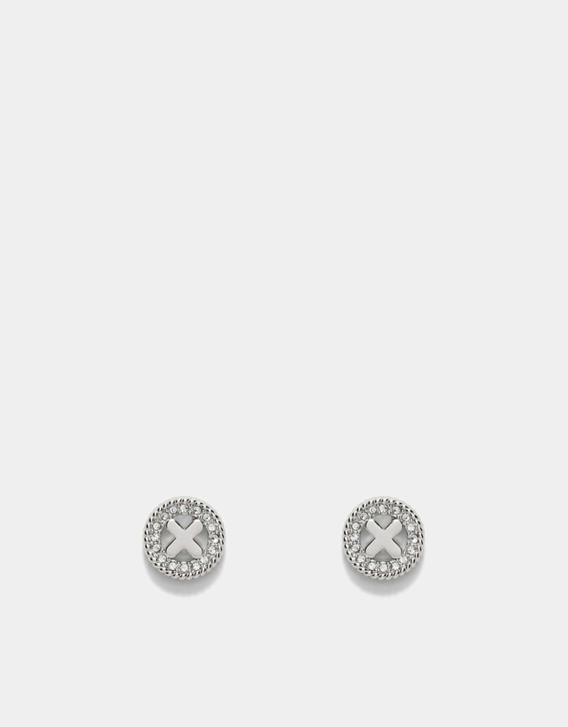 MIMCO - Amulet Stud Earrings - Silver