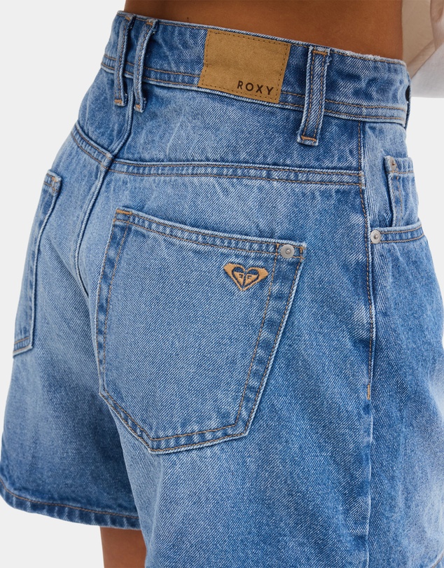 Roxy - Womens Morning Splendour Mid Denim Shorts
