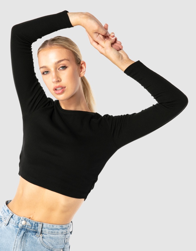 ONEBYONE - Classic Longsleeve Crop Tee