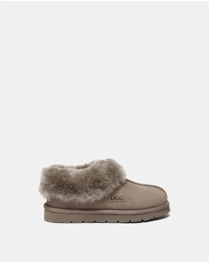 EVERAU - Australian Shepherd Ugg Homey Special Cow Suede Upper House Shoes