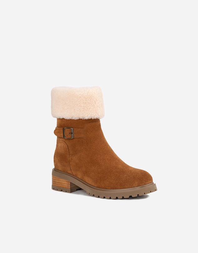 Ozwear Connection Uggs - Ugg Violet Ankle Zip Boots