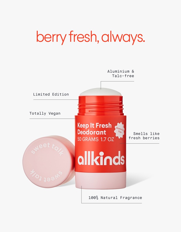Allkinds - Very Berry Keep It Fresh Deodorant