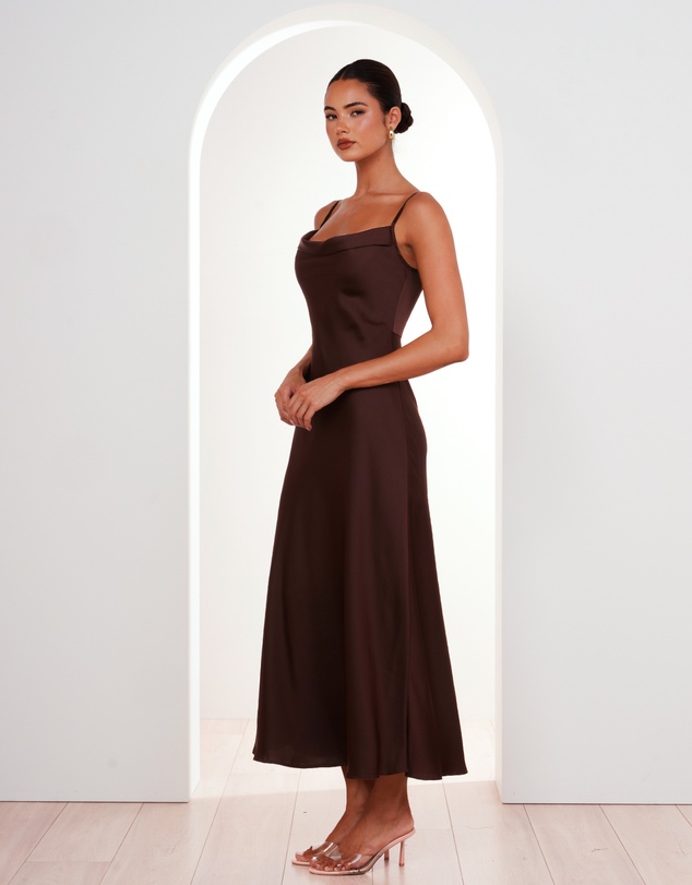 Pilgrim - Natalie Cowl Neck Maxi Dress