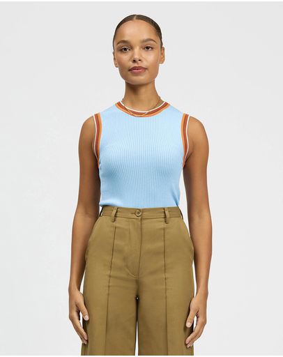 Blue/Orange Khaki