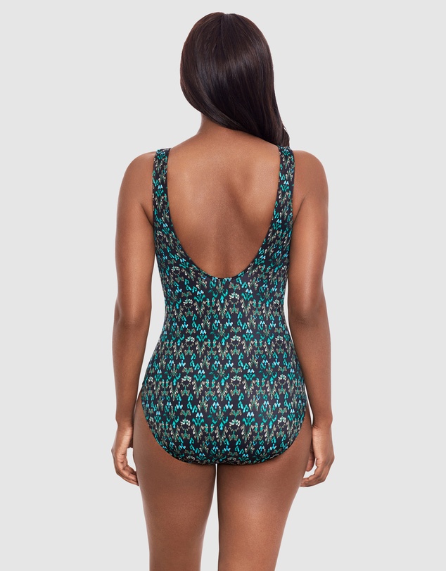 Miraclesuit Swimwear  - Bijoux Criss Cross Escape Underwired Shaping Swimsuit
