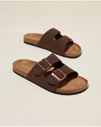 Rubi - Rex Double Buckle Slides