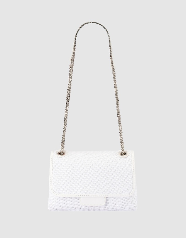 Olga Berg - Alexa Woven Shoulder Bag