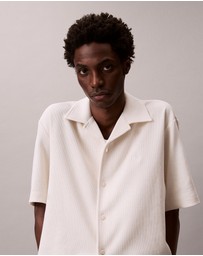Calvin Klein Jeans - Waffle Knit Camp Shirt