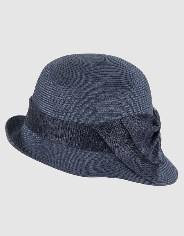 Max Alexander - Summer Navy Cloche Hat