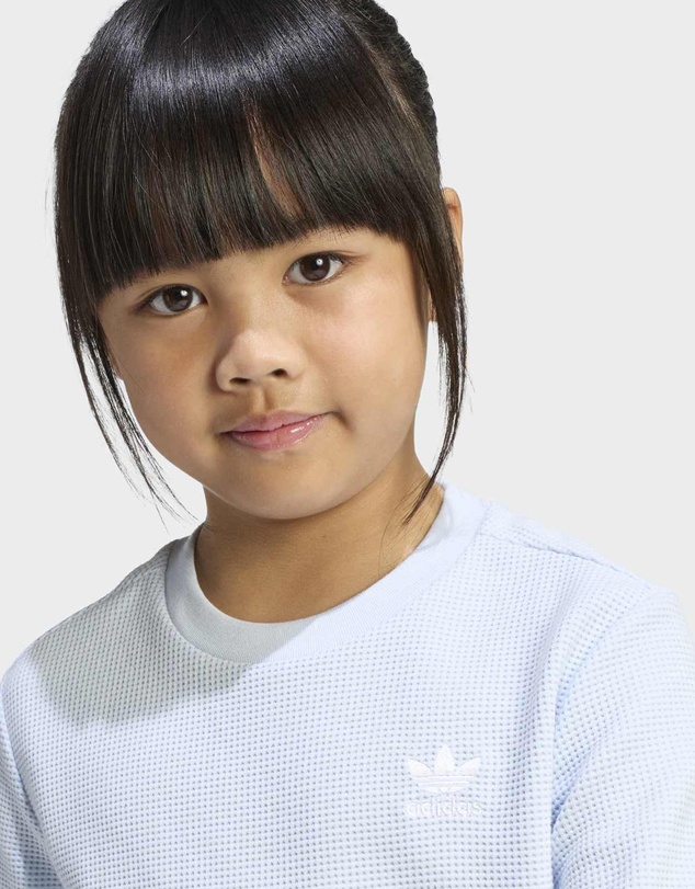 adidas Originals - Loose Waffle Short T-Shirt Set - Kids