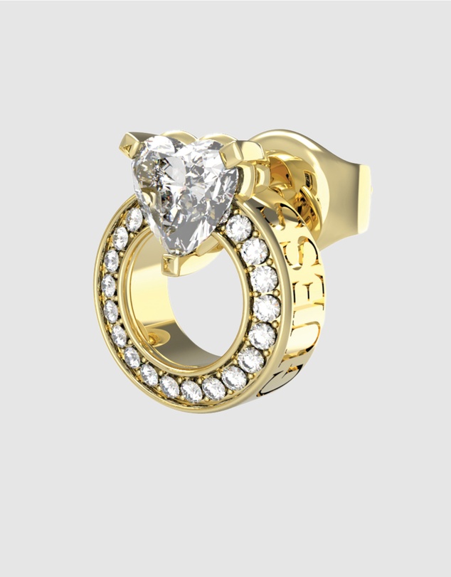 GUESS - Gold-Tone M'ama Non M'ama Stud Earrings