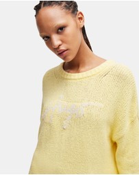 HUGO - Cotton Oversized Logo Sweater