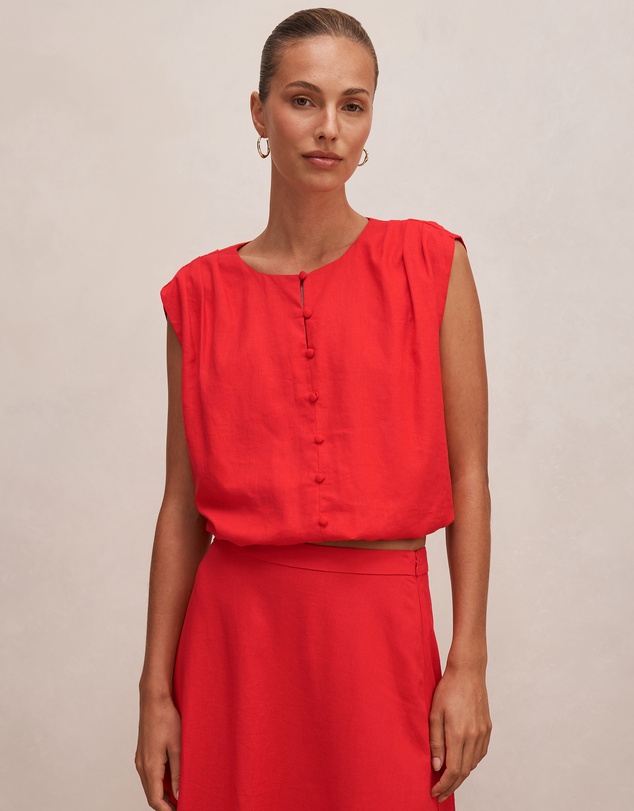 Forever New - Naia Bubble Hem Top