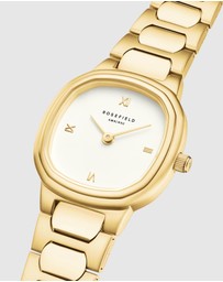 Rosefield - Gaia XS Creme Gold-Tone Bracelet Watch
