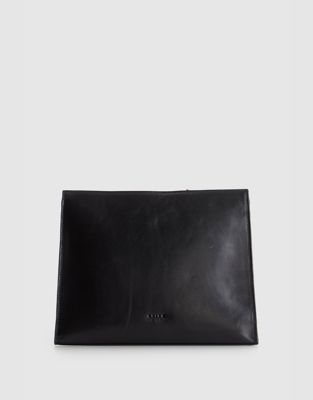 Evity - Logan Leather Weave Pouch