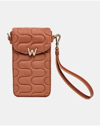 Wolf - Wolf Mimi Swirl Phone Bag Nutshell Brown