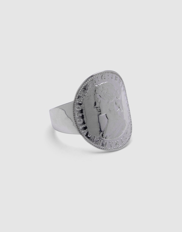 Von Treskow - Small Curved Coin Ring