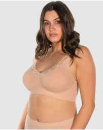 B Free Intimate Apparel - Cotton Pull On Sleep Bra (B-C-D-DD-E-F) Cup
