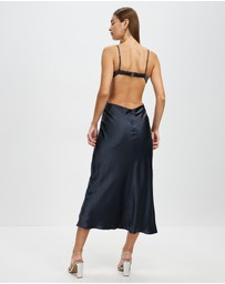 Third Form - Crush Bias Tri Midi Dress