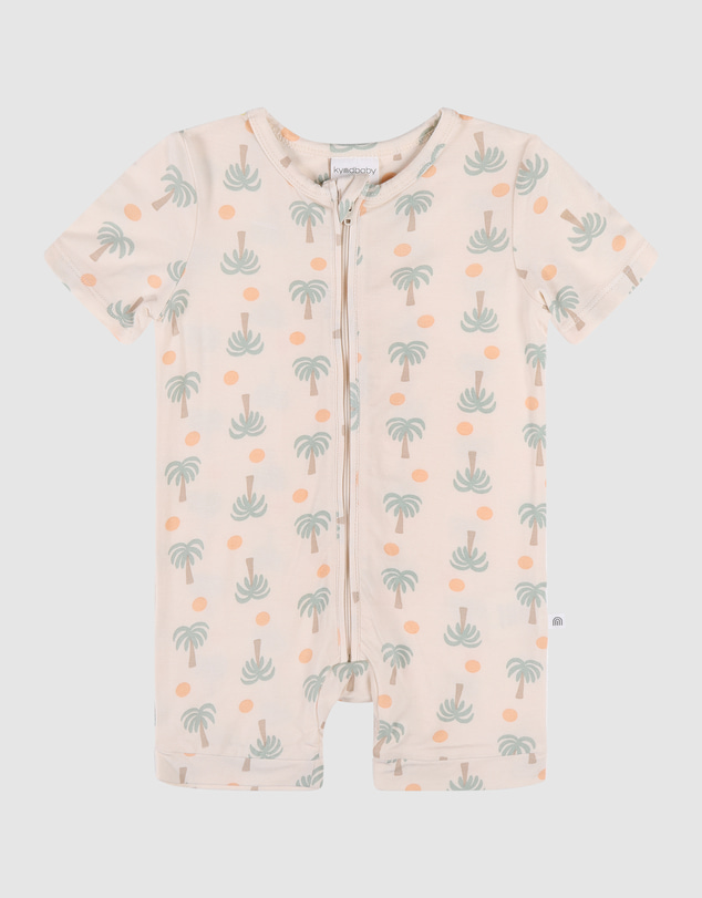 Kynd Baby - Essential Short Sleeve Onesie in Palm Sunset