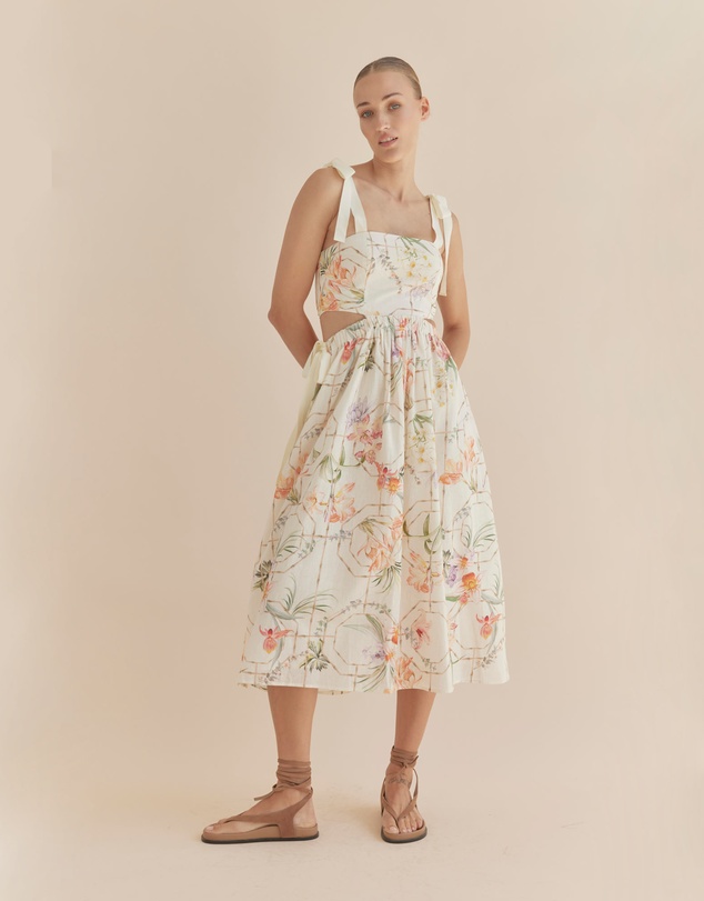 Amelius - Orangerie Sleeveless Midi Dress