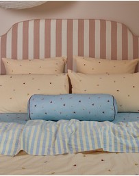Mosey Me - Forget Me Not Embroidered Euro Pillowcase Set