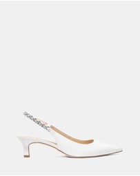 Michael Kors - Marcia Kitten Sling Pumps